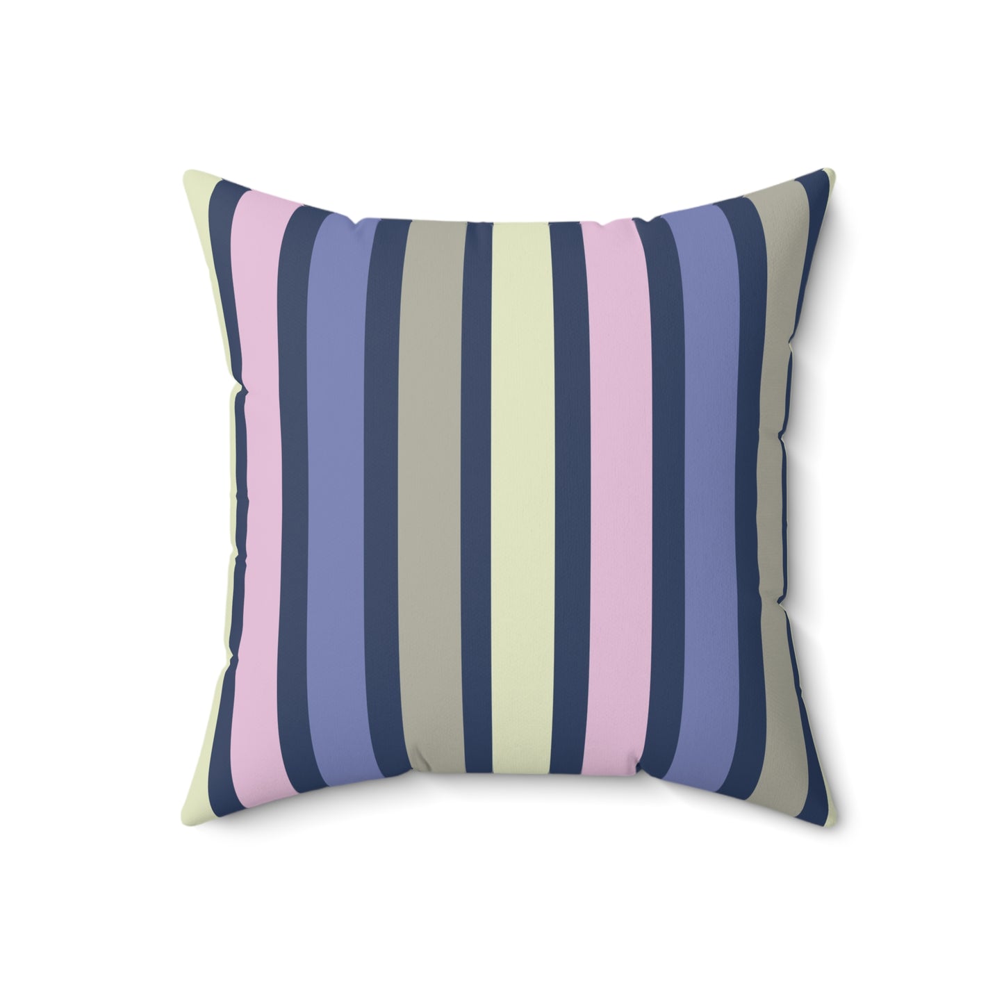 Earthy Stripes Throw Pillow