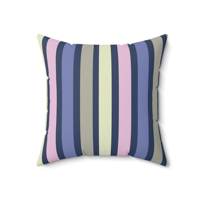 Earthy Stripes Throw Pillow
