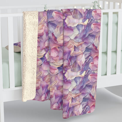 Ethereal Bloomscape Fleece Blanket