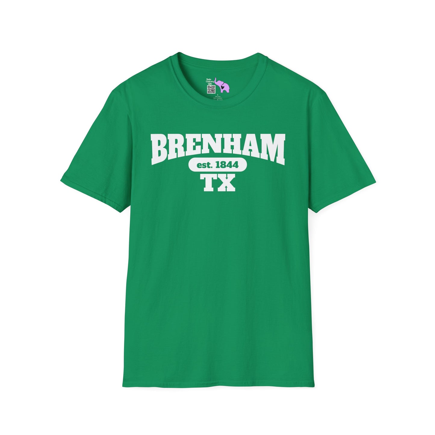 Brenham Tx Est. 1844 Adult T-shirt