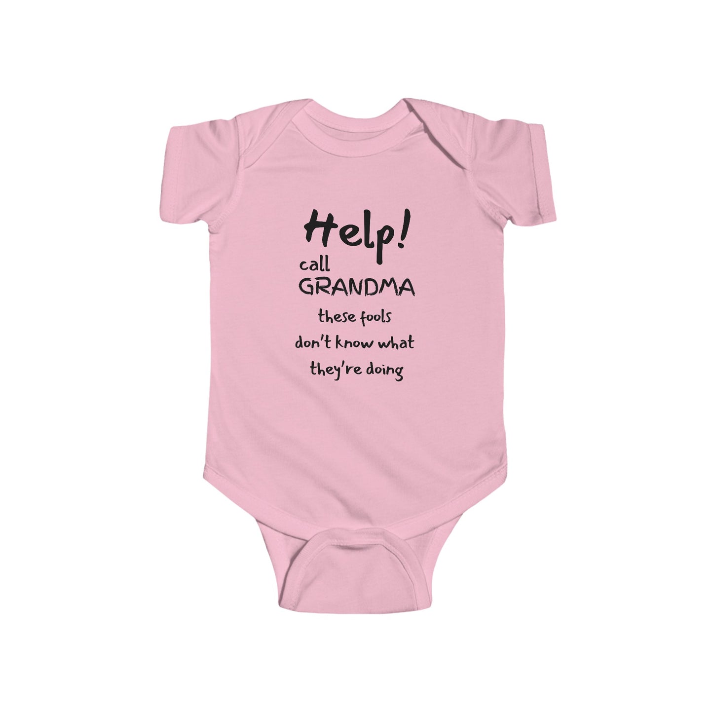 Help! Call Grandma Infant Fine Jersey Bodysuit