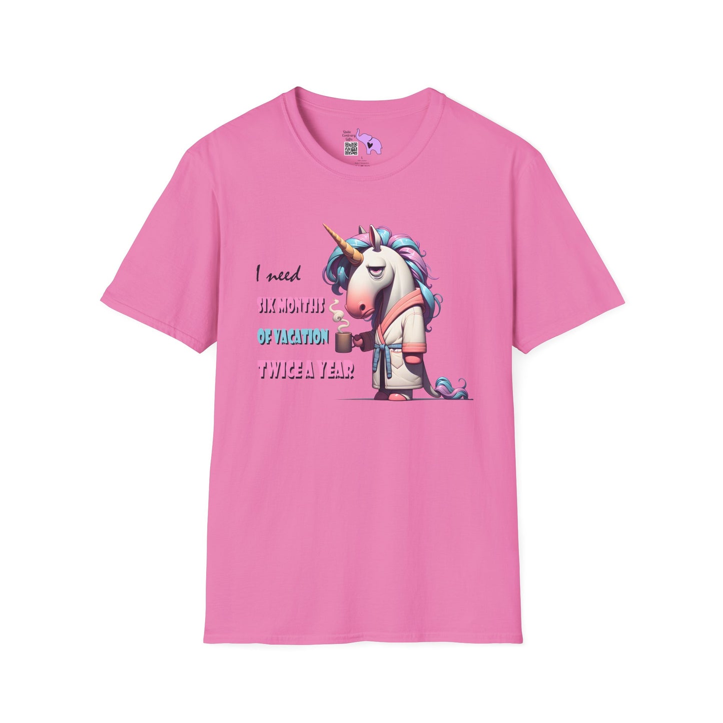 I Need 6 Months of Vacation Twice a Year Adult T-shirt