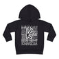 Kwanzaa Wordcloud Toddler Hoodie