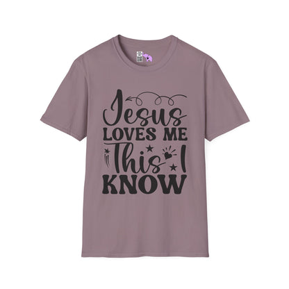 Jesus Loves Me This I Know Adult T-shirt