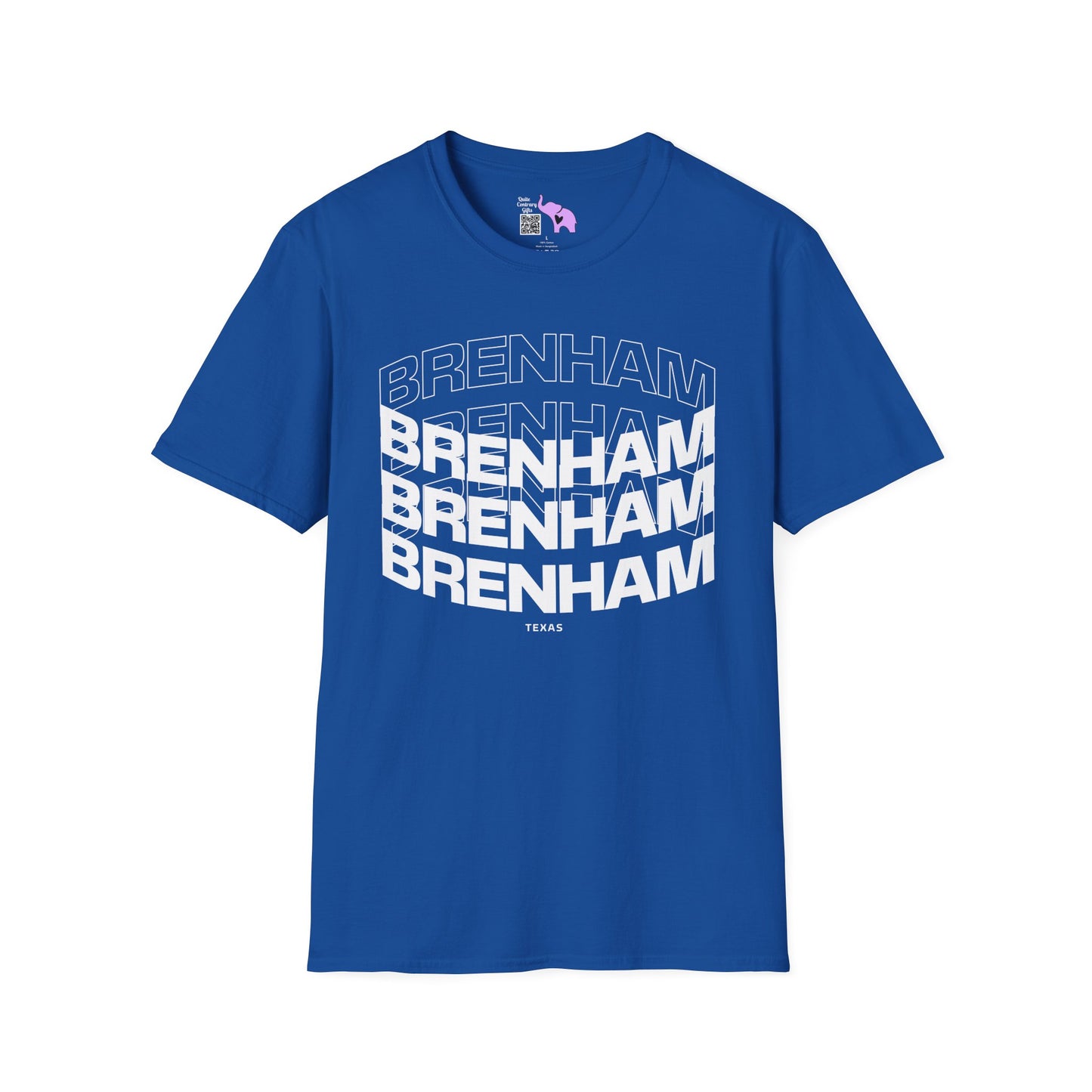 Brenham (Triple Arched) Texas Adult Unisex Tshirt
