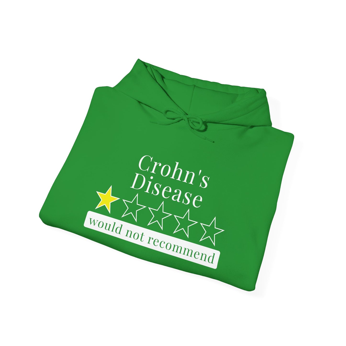 Crohn's Disease 1 Star Would Not Recommend Heavy Blend™ Hooded Sweatshirt
