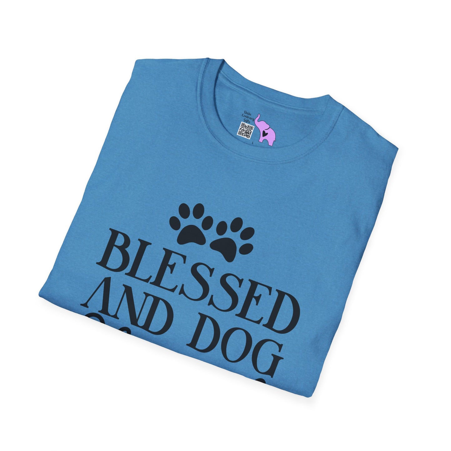 Blessed And Dog Obsessed Adult T-shirt