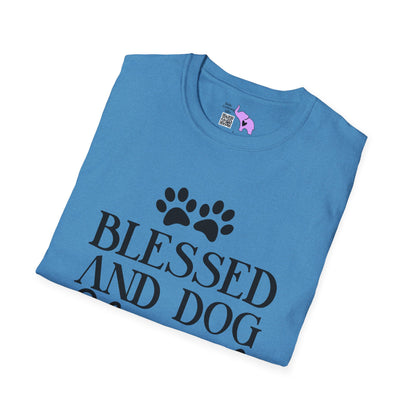 Blessed And Dog Obsessed Adult T-shirt