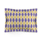 Purple/Yellow Harlequin Microfiber Pillow Sham