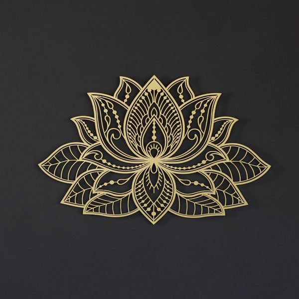 Lotus Aluminum Wall Art