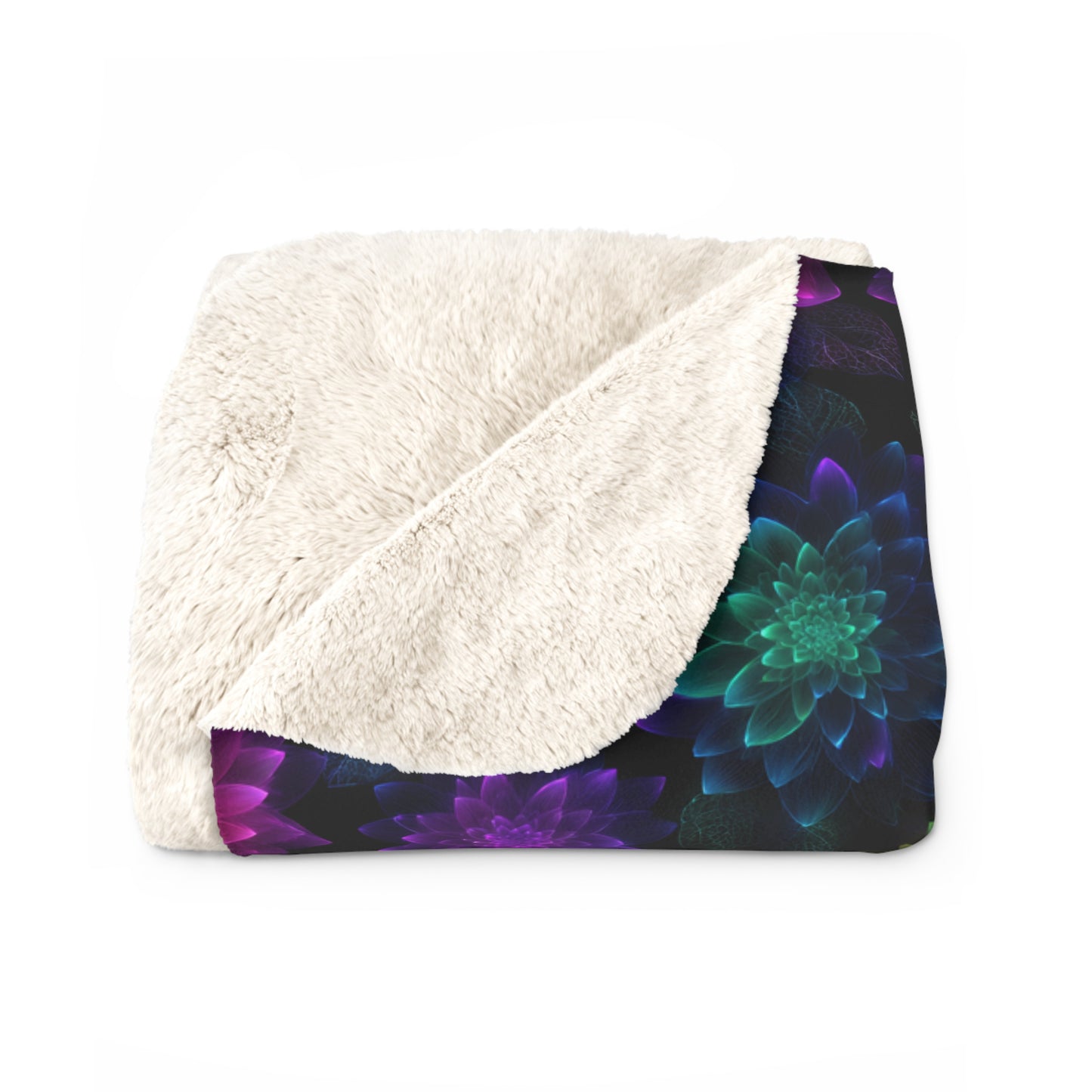 Neon Lotus Blooms Basic Bedding Set