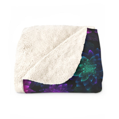 Neon Lotus Blooms Basic Bedding Set