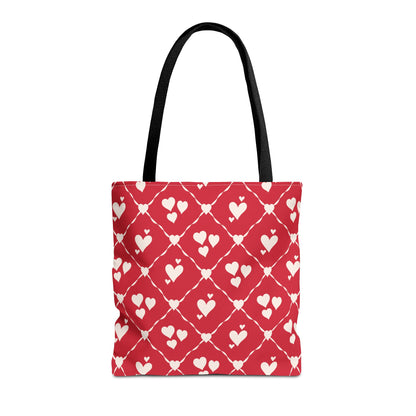 Sweetheart Trellis Canvas Tote Bag