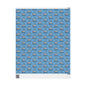 Cute Reindeer Wreath Custom Wrapping Paper (Randy)