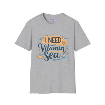 I Need Vitamin Sea Adult T-shirt