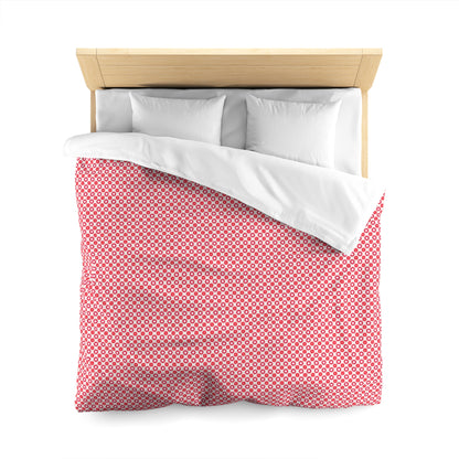 Scarlet Star Garden Microfiber Duvet Cover
