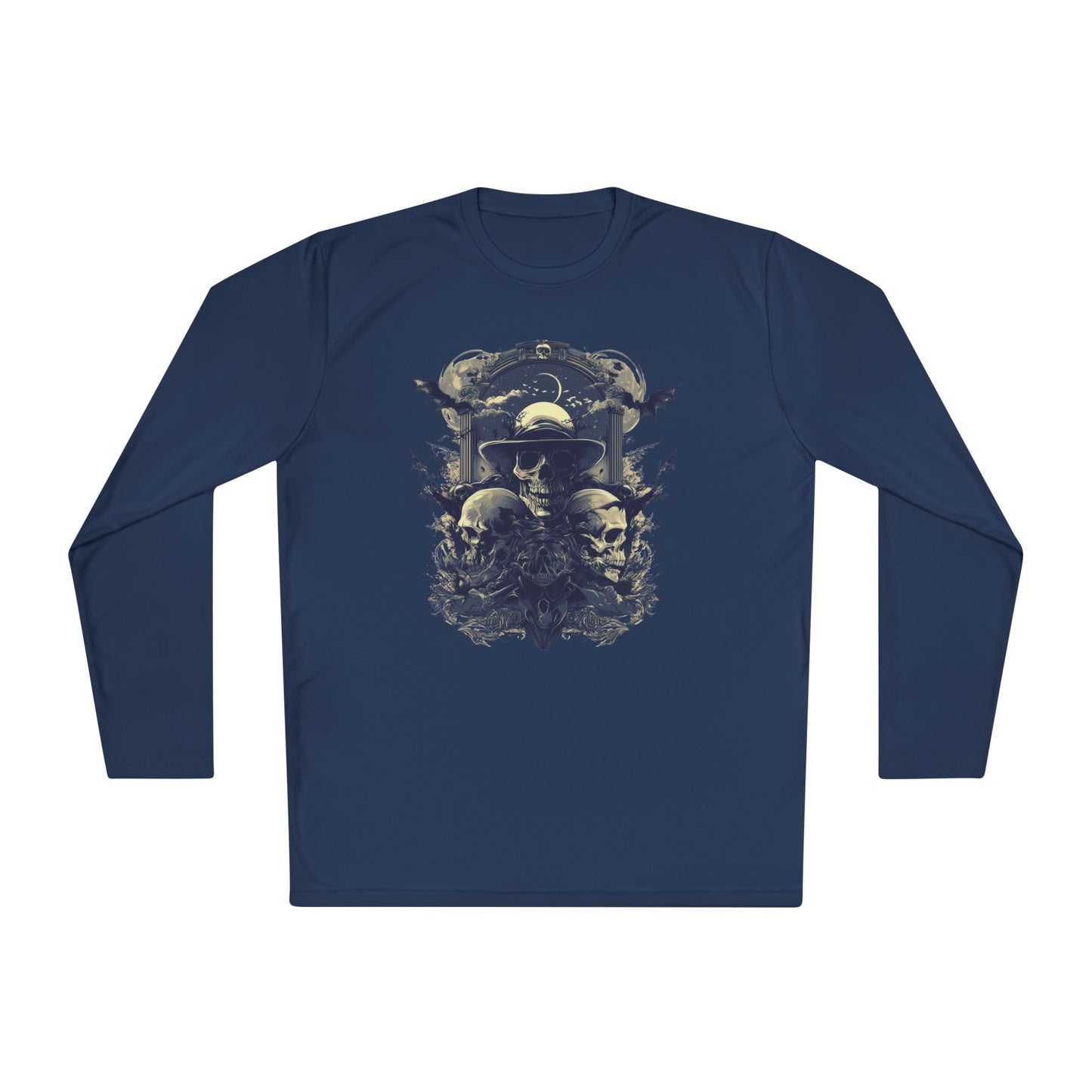 Dapper Skulls Adult Long Sleeve Tee