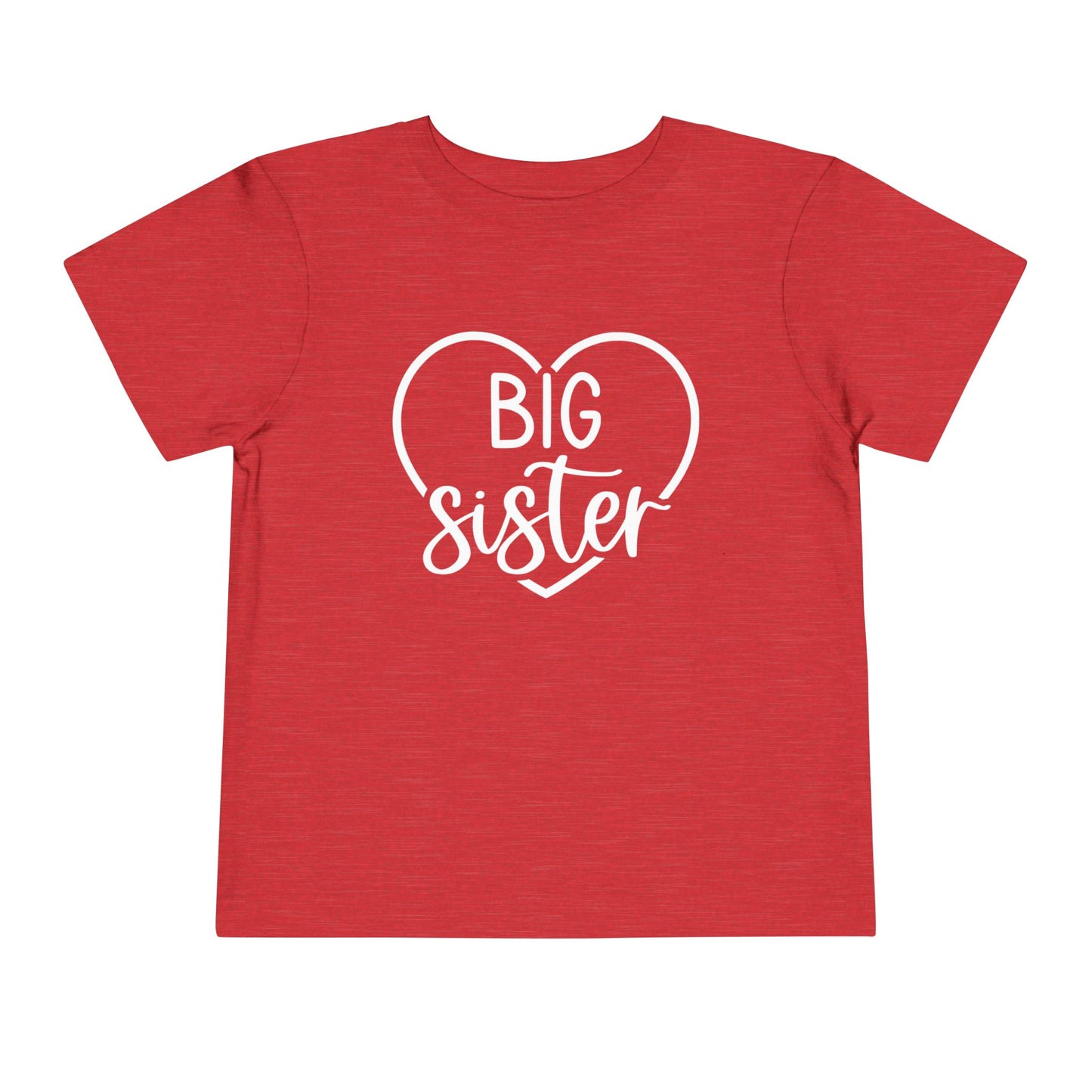 Big Sister (Heart) Toddler Tee