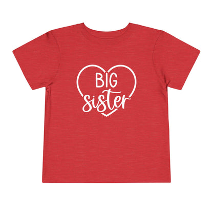 Big Sister (Heart) Toddler Tee