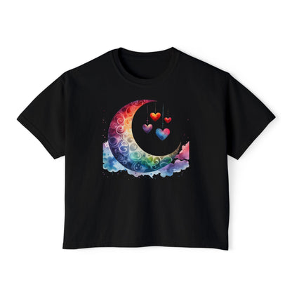 Moon in Love Women's Boxy Tee