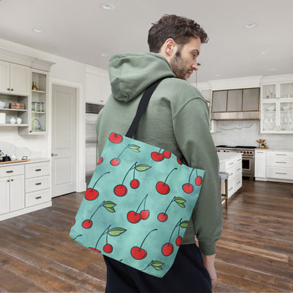 Cherry Jubilee Canvas Tote Bag