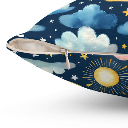 Night Sail Dreams Throw Pillow