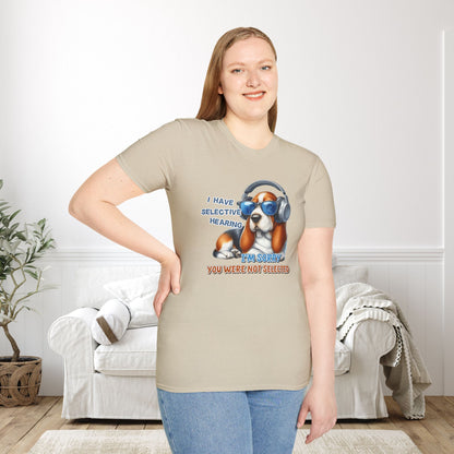 I Have Selective Hearing... Adult T-shirt