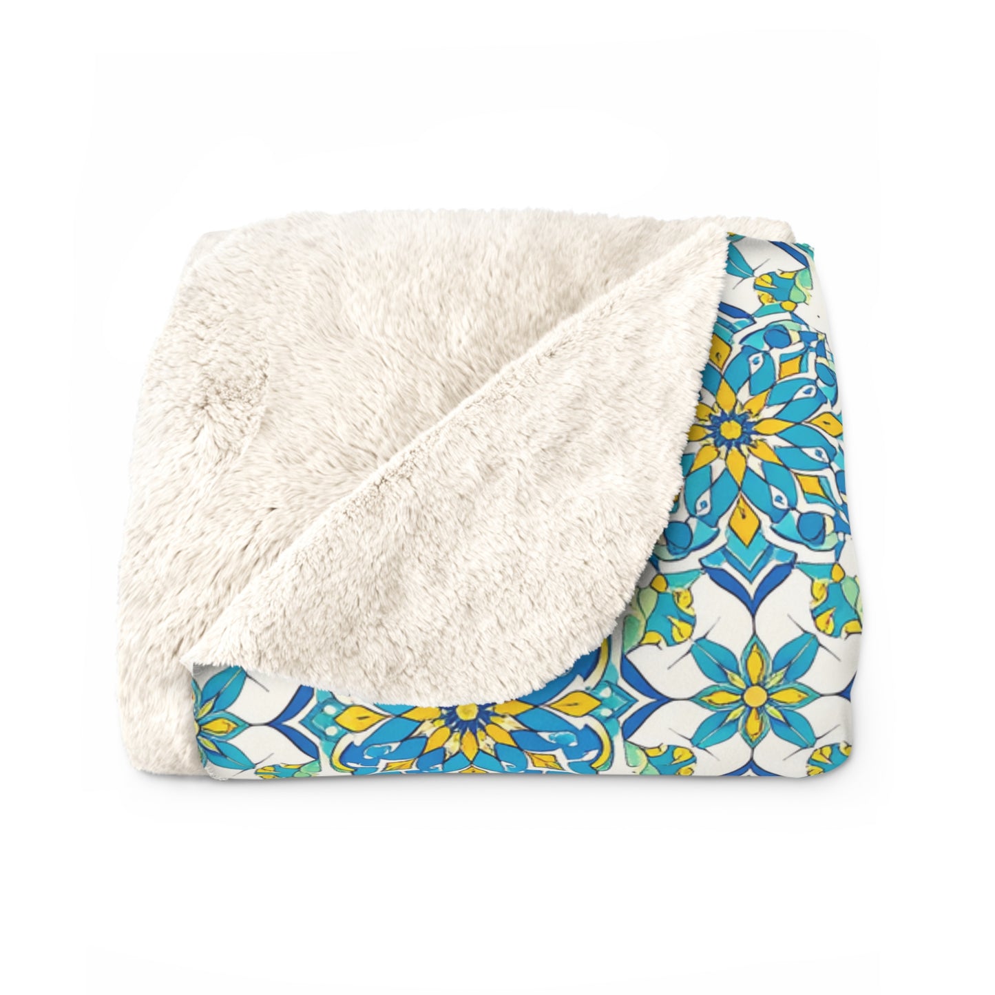 Porto Breeze Sherpa Fleece Blanket