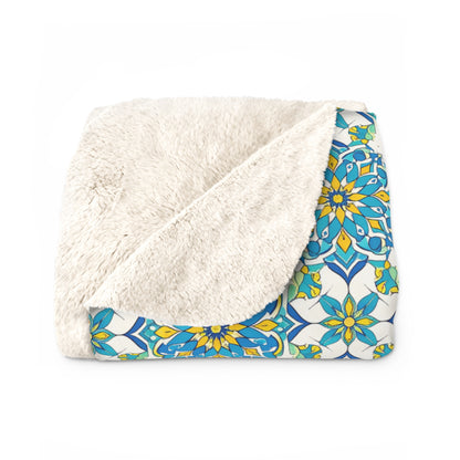 Porto Breeze Sherpa Fleece Blanket