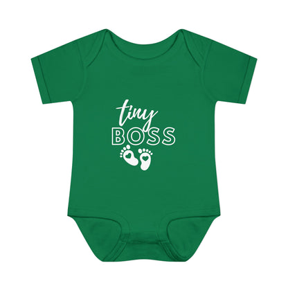 Tiny Boss Infant Baby Rib Bodysuit
