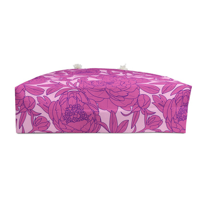 Blush Peony Garden Weekender Bag