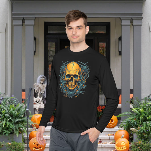 Creepy Bones 10 Adult Long Sleeve Tee