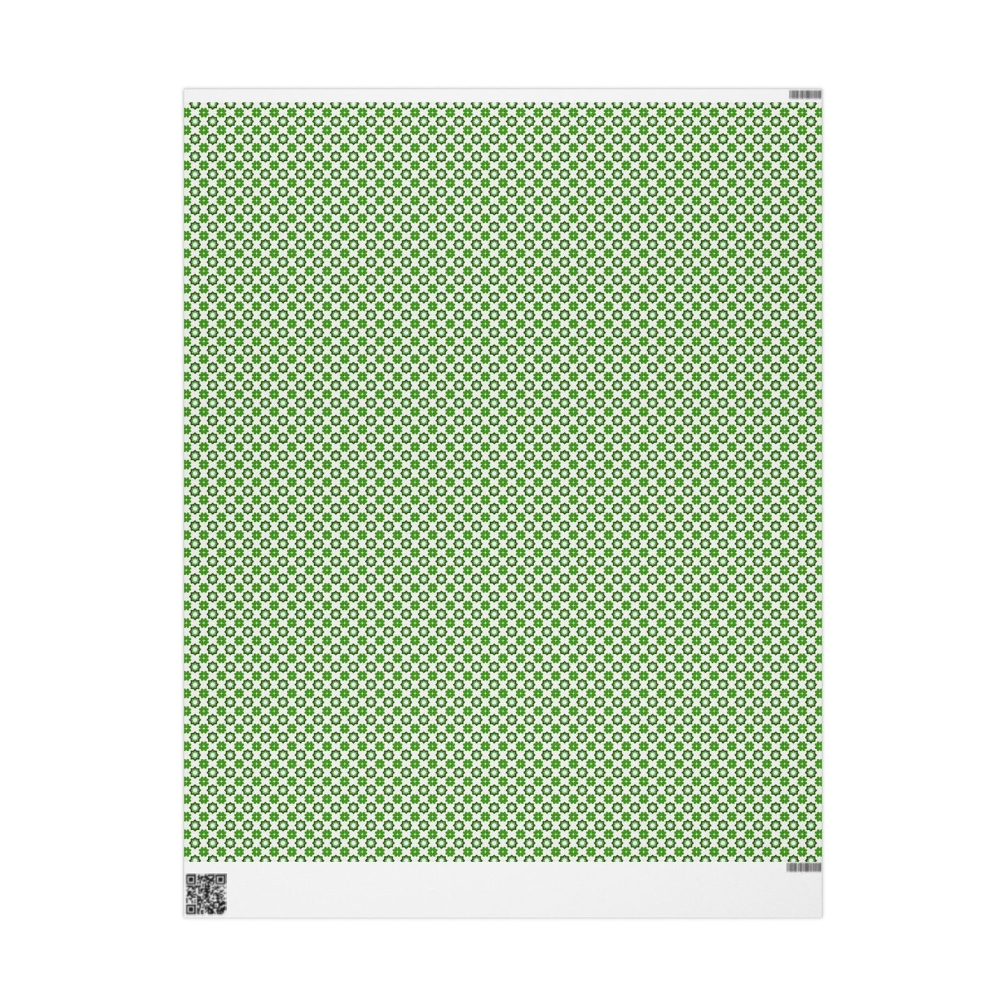 Emerald Star Garden Wrapping Paper