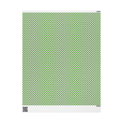 Emerald Star Garden Wrapping Paper