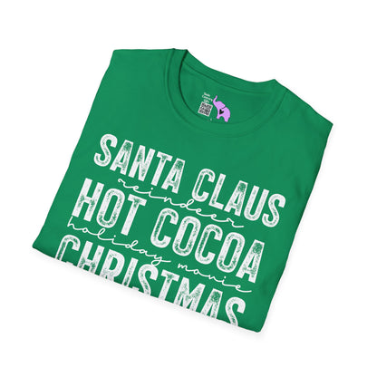 Santa Claus Hot Cocoa Chriatmas Adult T-shirt