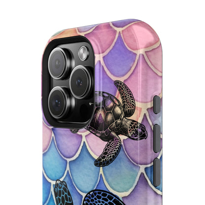 Sea Turtle Silhouette MagSafe® Compatible Tough Case for iPhone