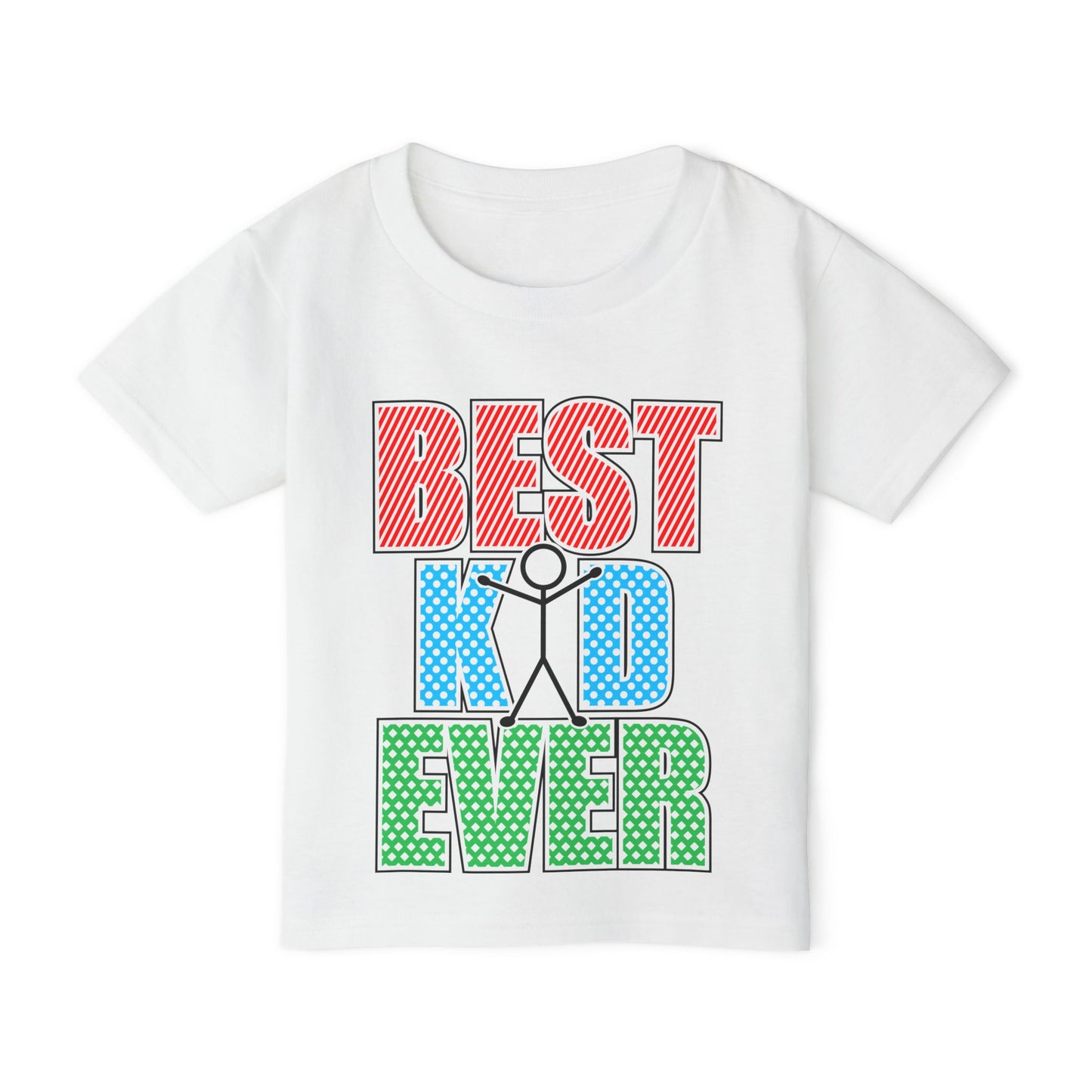 Best Kid Ever (Colorful) Heavy Cotton™ Toddler T-shirt