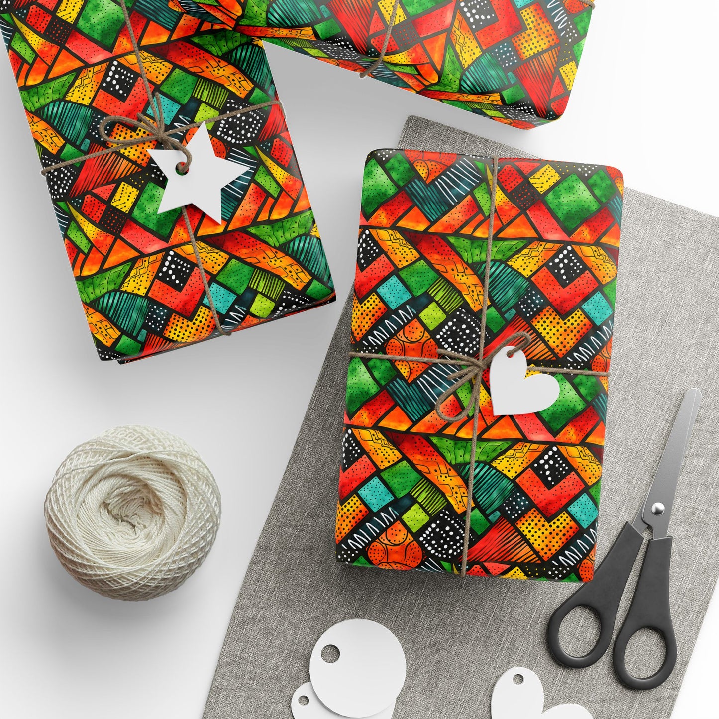 Unity Glow Kwanzaa Wrapping Paper