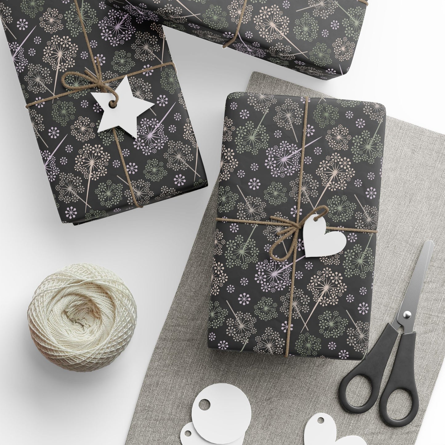 Dandelion Nightfall Wrapping Paper