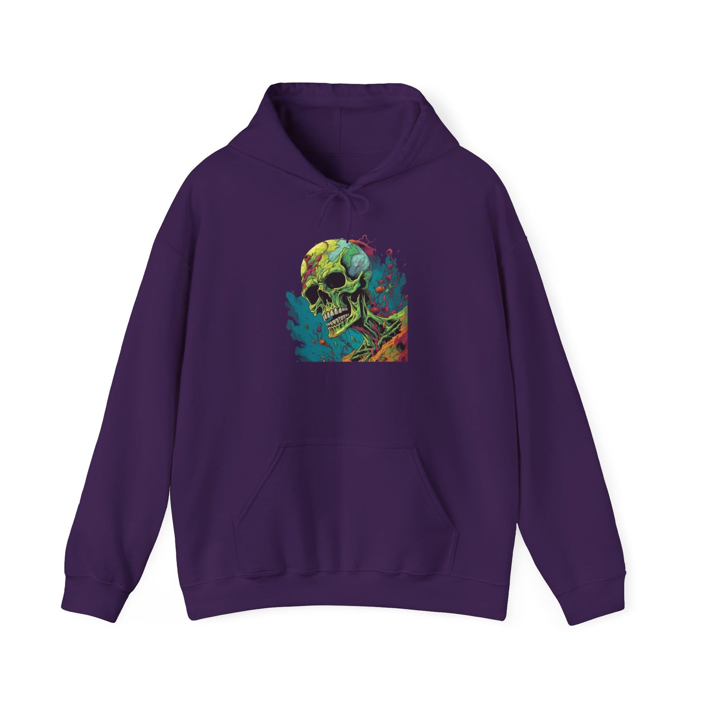Surreal Skullscape Heavy Blend™ Hooded Sweatshirt