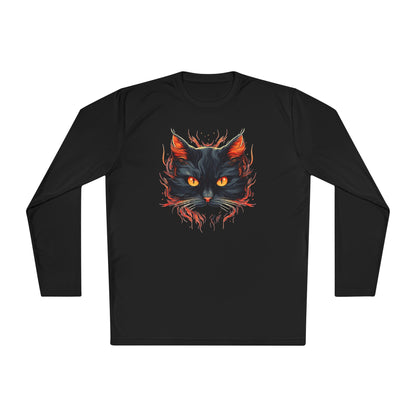Creepy Black Cats 10 Adult Long Sleeve Tee