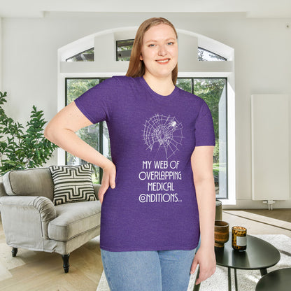 My Web of Overlapping Medical Conditions Adult T-shirt