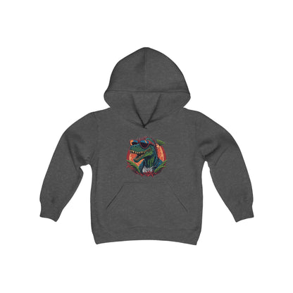 Cool Dinosaur Youth Hoodie