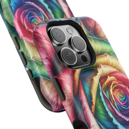 Colorful Rose MagSafe® Compatible Tough Case for iPhone