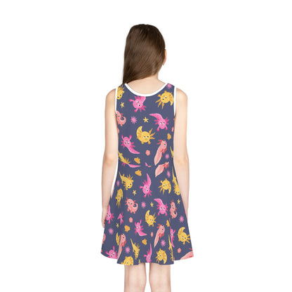 AxoDreams Girls' Sleeveless Sundress
