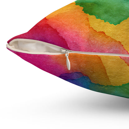 Rainbow Watercolors Basic Bedding Set