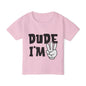 Dude I'm 3 Heavy Cotton™ Toddler T-shirt