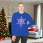 Large Snowflake Adult Long Sleeve Tee