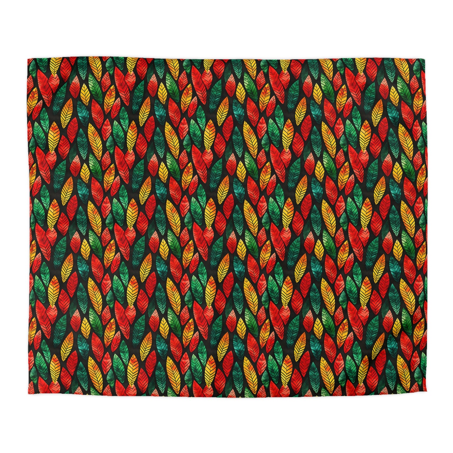 Festival Fire Microfiber Duvet Cover