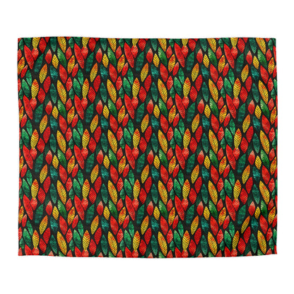 Festival Fire Microfiber Duvet Cover